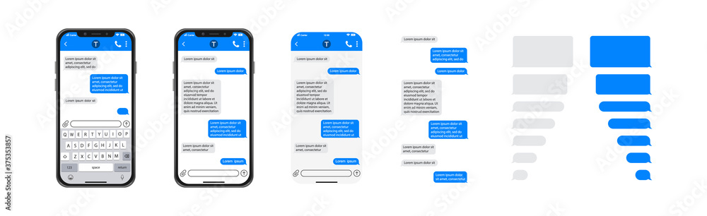 Smartphone chatting sms template bubbles, SMS chat composer, place your own text to the message, phone chatting sms template bubbles Smartphone chatting sms template bubbles, SMS chat composer, place your own text to the message, phone chatting sms template bubbles