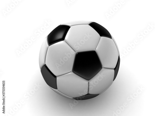 3D ball on white background