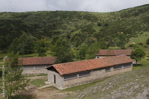 Village in the mountains of Cantabria, Spain