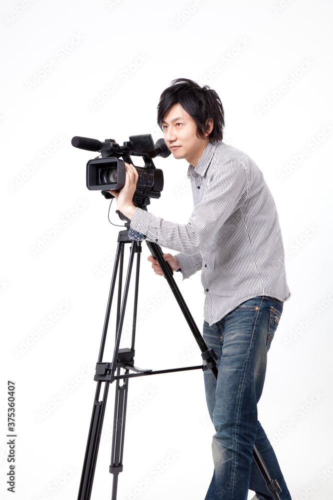 男性カメラマン