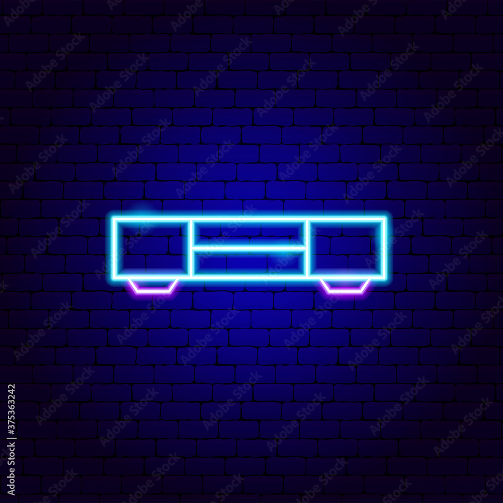 TV Table Neon Sign TV Table Neon Sign