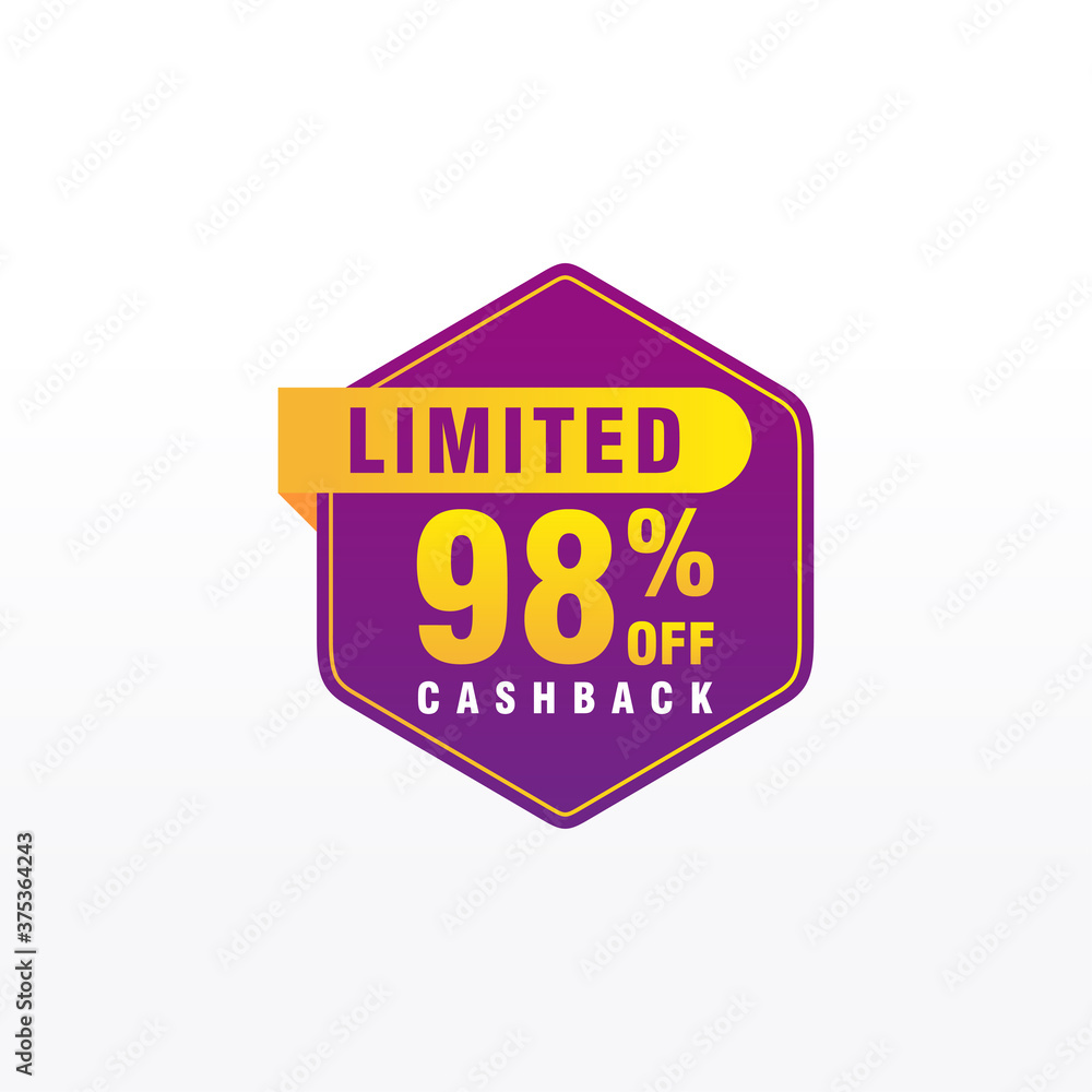 98 discount, Sales Vector badges for Labels, , Stickers, Banners, Tags, Web Stickers, New offer. Discount origami sign banner 98 discount, Sales Vector badges for Labels, , Stickers, Banners, Tags, Web Stickers, New offer. Discount origami sign banner