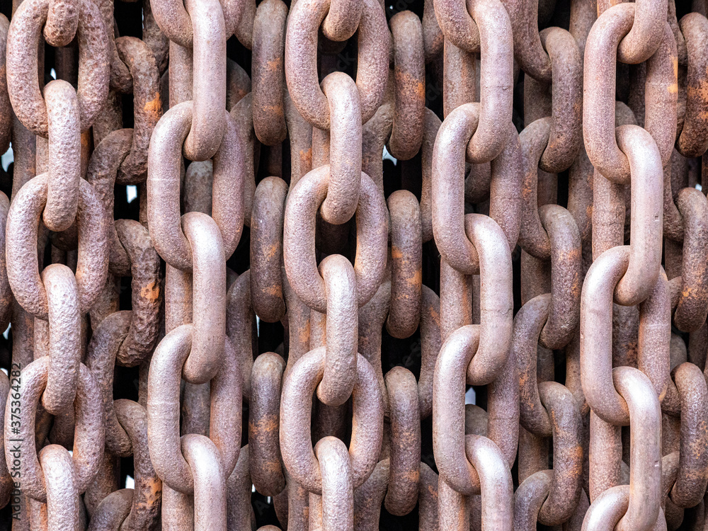 Old rusty chains illustrating a concept of terror and iron curtain Old rusty chains illustrating a concept of terror and iron curtain