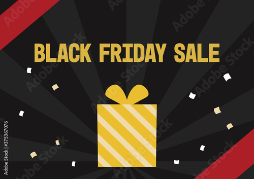 ブラックフライデーセールのイラスト