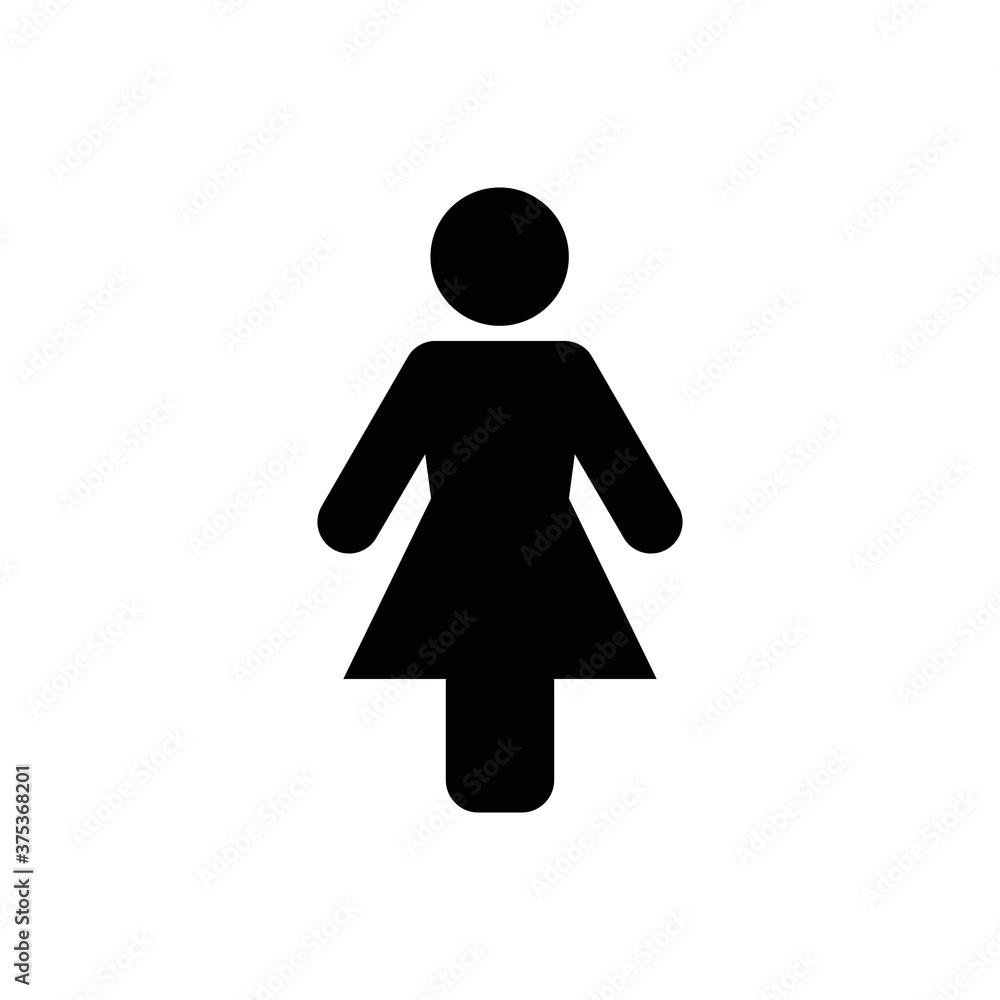 Obraz premium Woman vector icon. Vector web design.