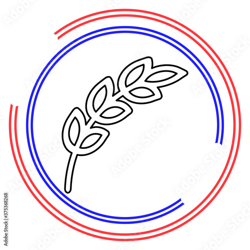 Gluten free icon. vector gluten symbol