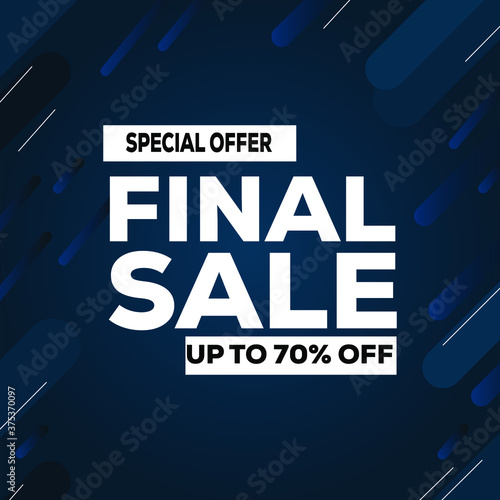 Special offer sale promotion banner template  Vector