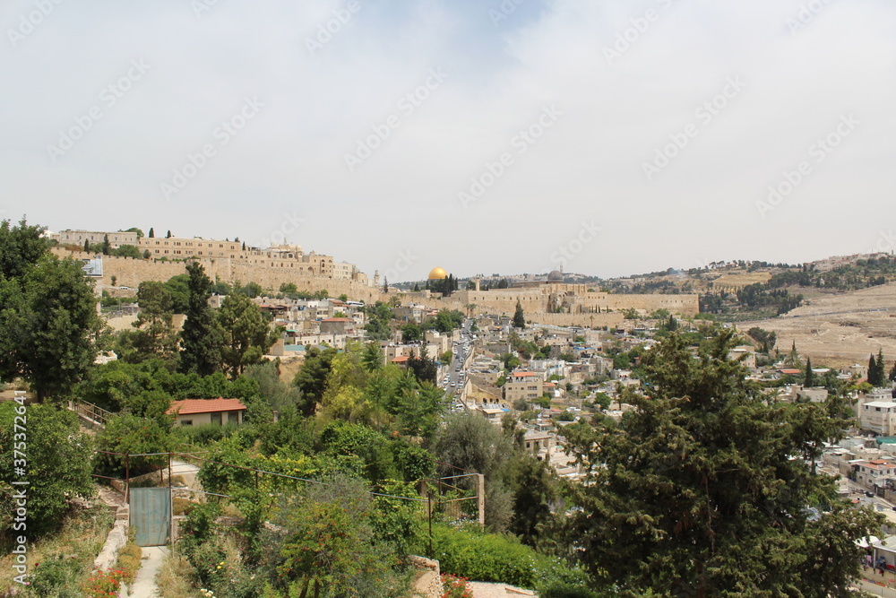 view of the city of jerusalem