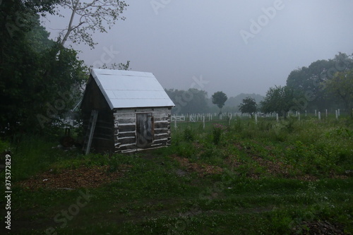 Barn in Storm