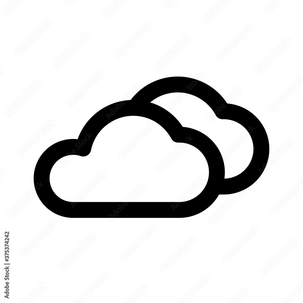 clouds icon in different style vector illustration. two colored and black clouds vector icons designed in filled, outline, line and stroke style can be used for web, mobile, ui clouds icon in different style vector illustration. two colored and black clouds vector icons designed in filled, outline, line and stroke style can be used for web, mobile, ui