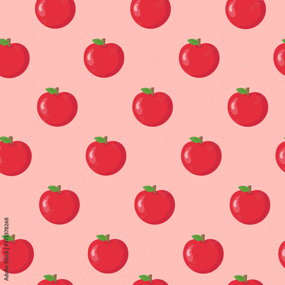 This is a seamless pattern texture of apple on a light background. Wrapping paper. This is a seamless pattern texture of apple on a light background. Wrapping paper.
