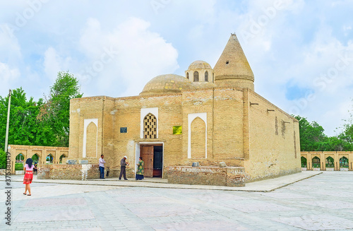 The old Mausoleum in medieval Bukhara, Uzbekistan photo