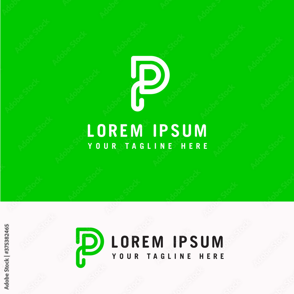 Letter P logo icon design template elements Letter P logo icon design template elements