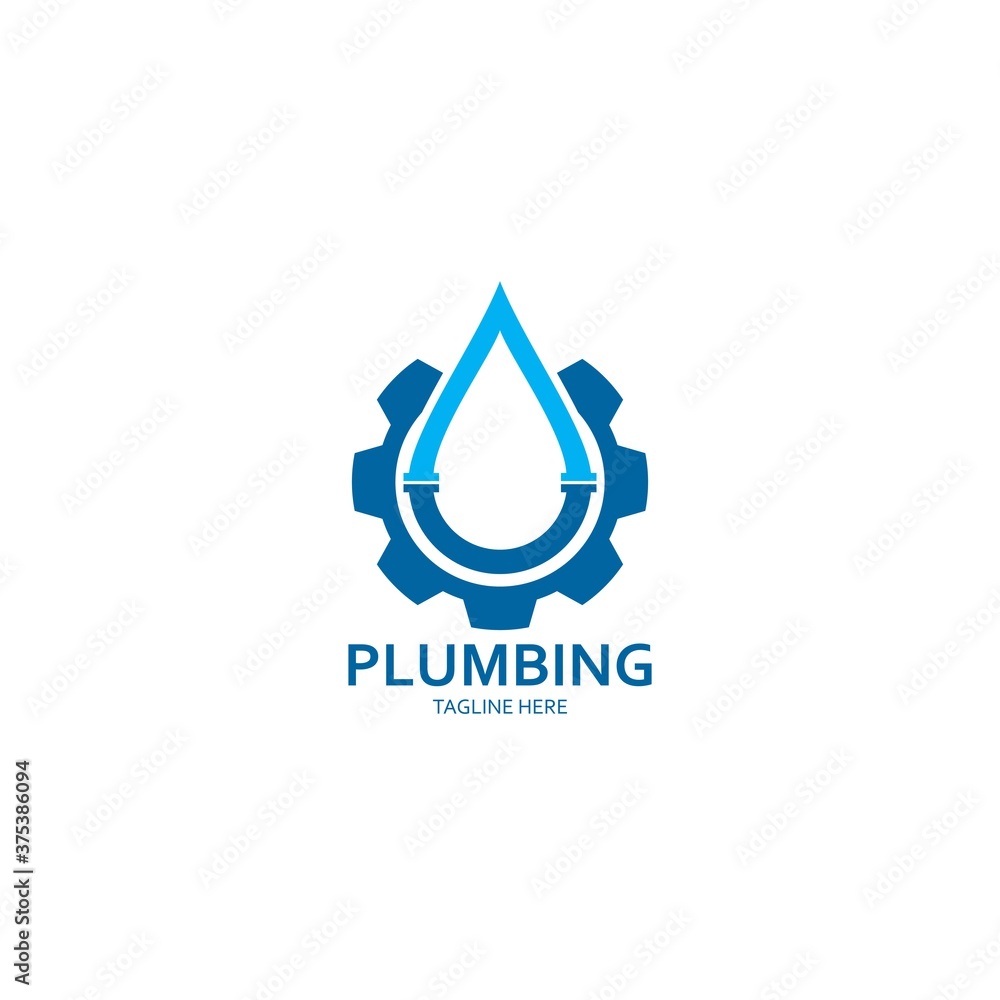 Plumbing logo vector icon illustration Plumbing logo vector icon illustration