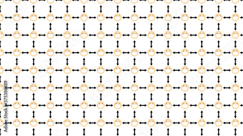 Keep distance from COVID-19, pattern with medium pattern size, suitable for background