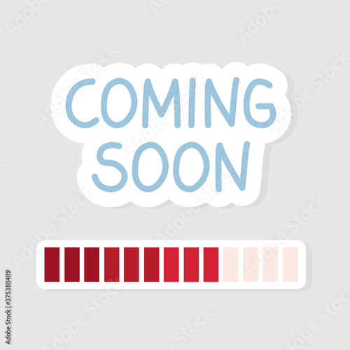 coming soon concept - vector illustration