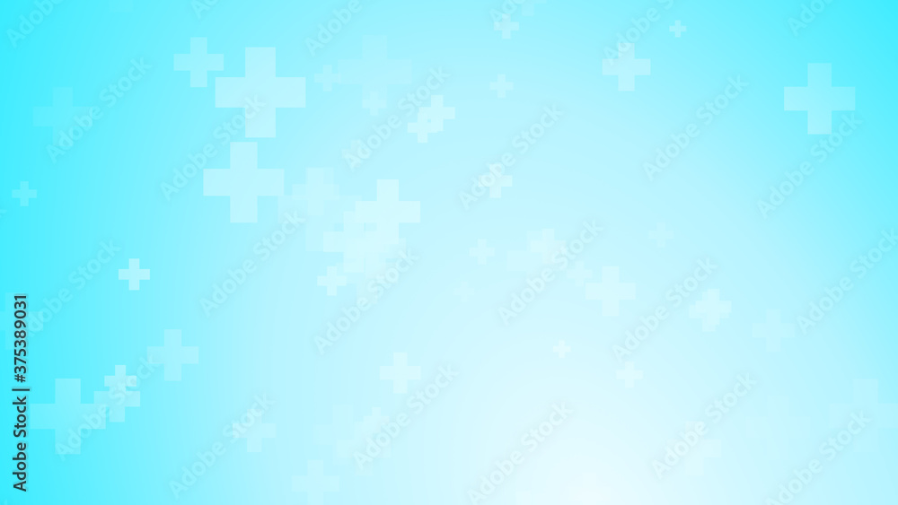 Medical health blue cross pattern background. Abstract healthcare technology and science concept. Medical health blue cross pattern background. Abstract healthcare technology and science concept.
