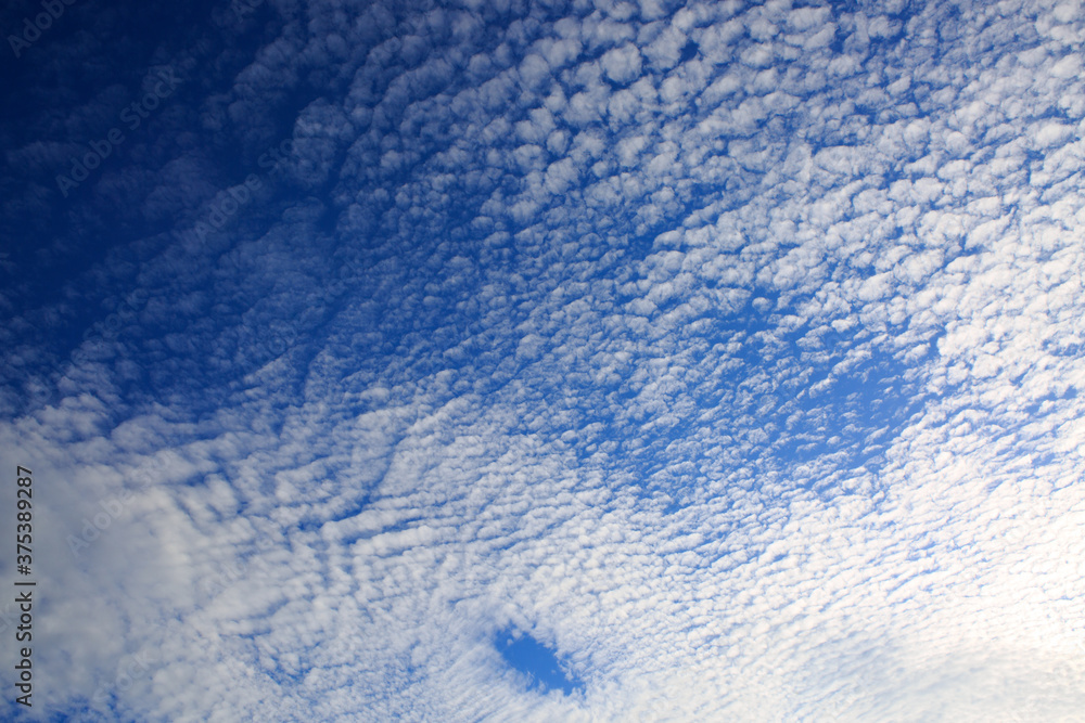 Blue sky background with cloudss.Nature abstract background.