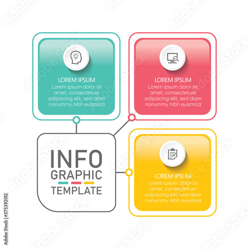 Presentation business abstract background infographic template