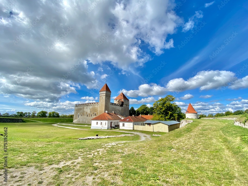 Kuressaare city Saaremaa island Estonia old medieval castle pictures