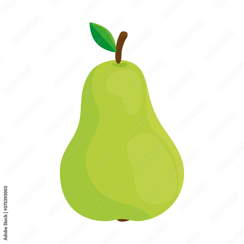 pear fruit on white background vector illustration design pear fruit on white background vector illustration design