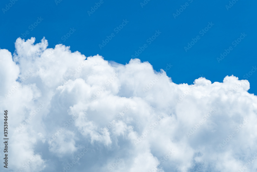 The vast blue sky and clouds sky The vast blue sky and clouds sky