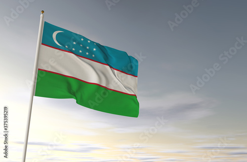 Flag of Uzbekistan