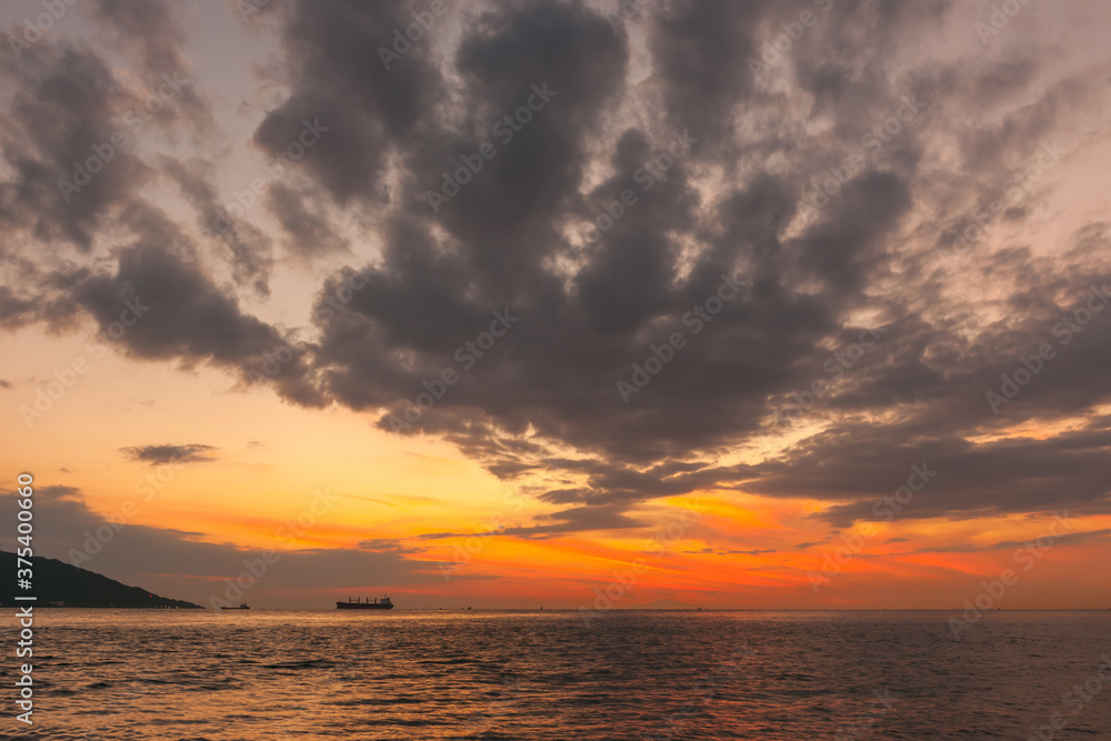 The Akashi Kaikyo sunset