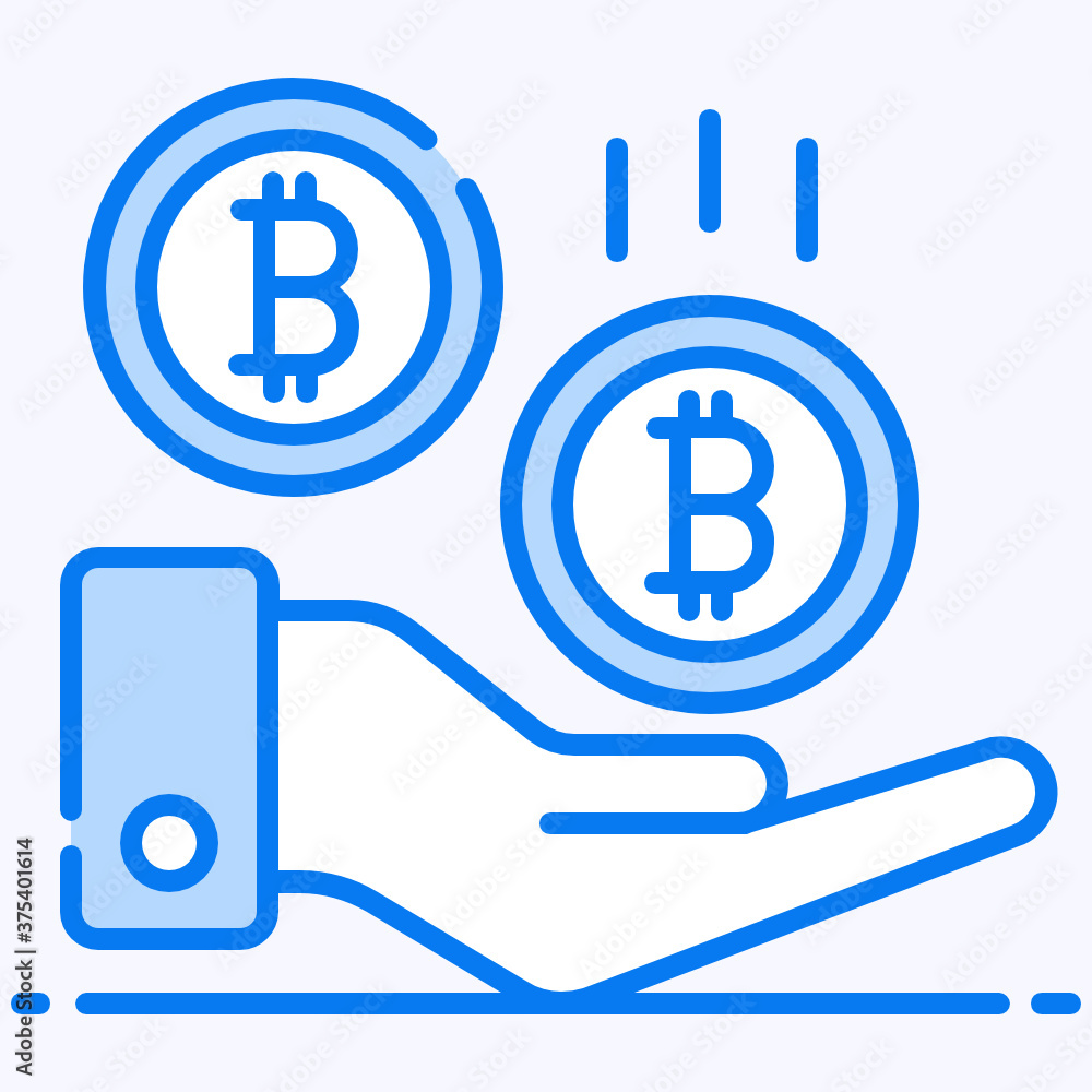 Hand holding cryptocurrency, bitcoin loan in modern editable style
Hand holding cryptocurrency, bitcoin loan in modern editable style