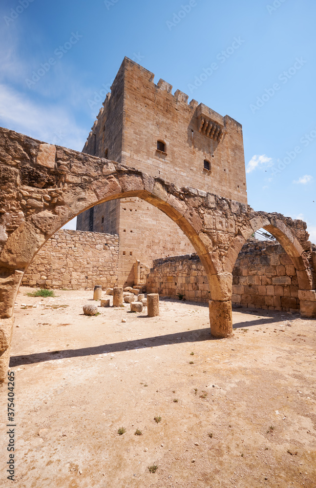 The old arches of Kolossi Castle. Kolossi. Limassol District. Cyprus