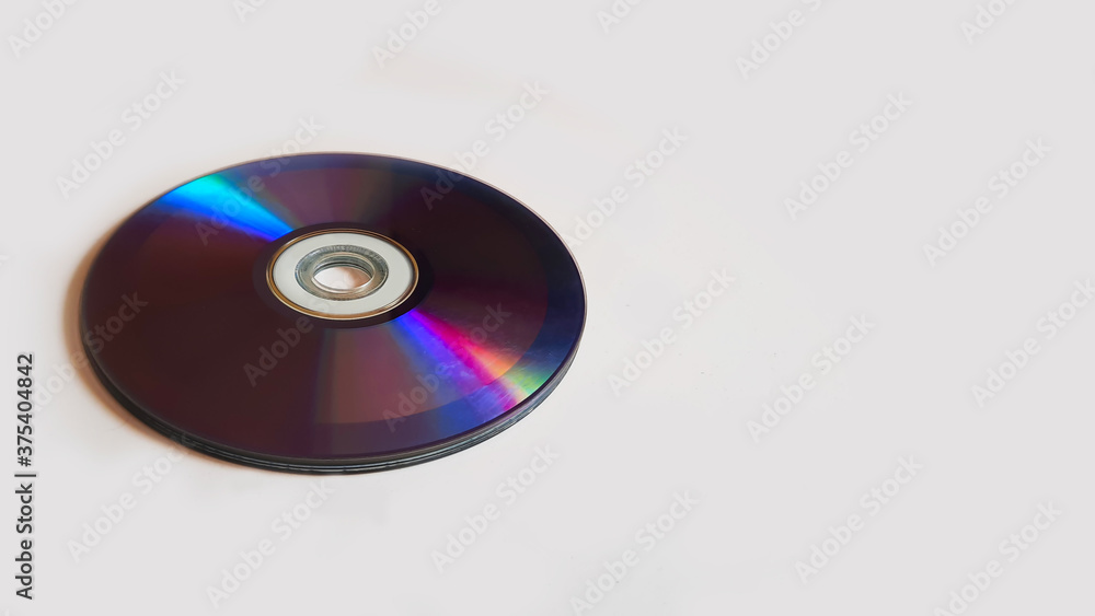 dvd cassette or disk backside view isolated in white dvd cassette or disk backside view isolated in white