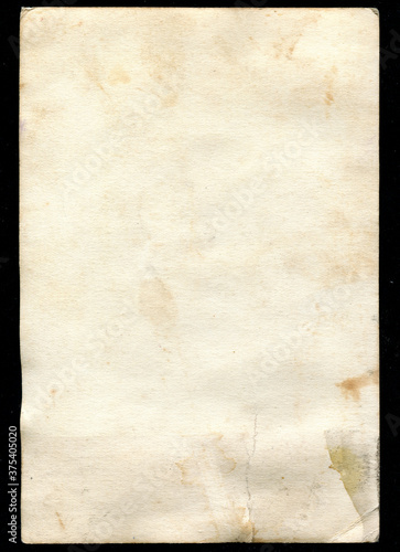 photo texture of old yellow paper © Serhii  Holdin