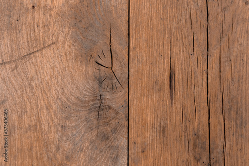 Wood texture with some cracks and knots photo