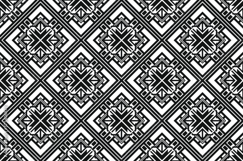 Geometric seamless pattern with lines. Lattice design.