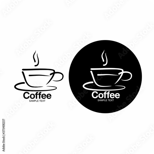 Coffee logo  vector coffee label badge