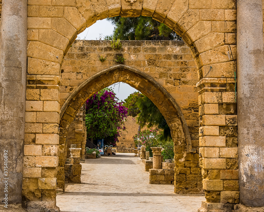Nested arches near to the Palazzo del Provveditore in the Northern Cyprus town of Famagusta