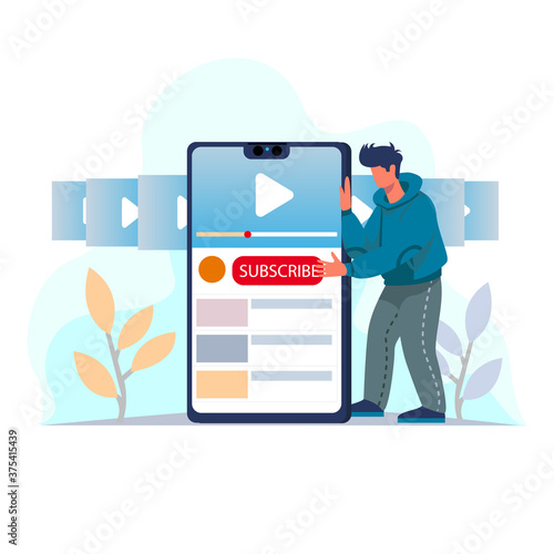 Video subscribe for video blogging