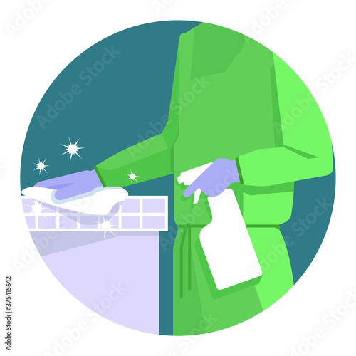 Clean and disinfect surfaces.
Cleaning and Wiping ceramic surfaces.
Sanitation at home.