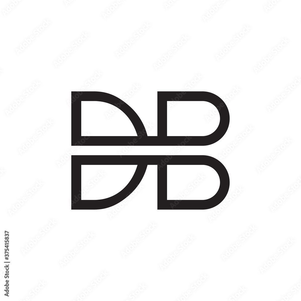 Letter DB logo template Letter DB logo template