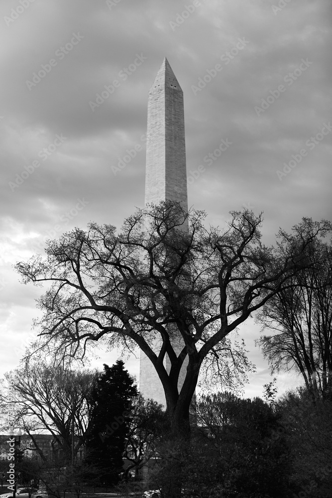 Washington monument in Washington DC, USA.