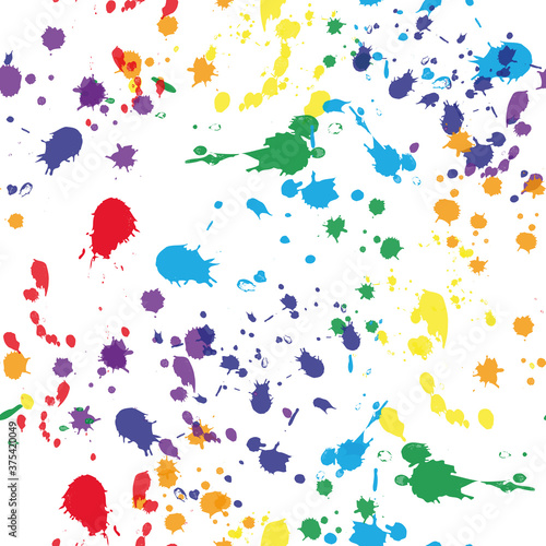seamless pattern colorful splash of color vector illustration EPS10
