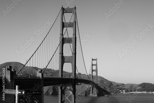 Golden Gate in Black and White