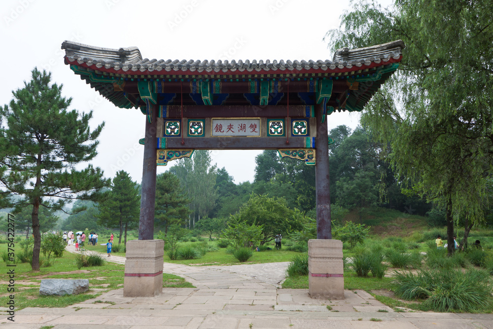 traditional arches in ancient Chinese garden traditional arches in ancient Chinese garden