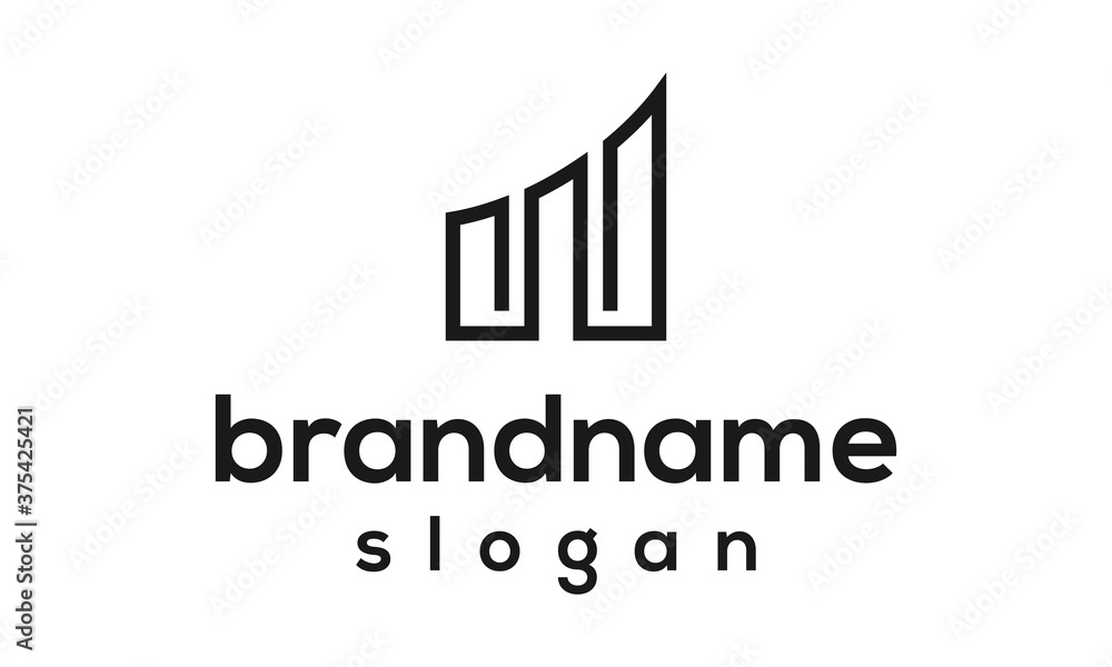 Fototapeta premium Real estate logo design vector