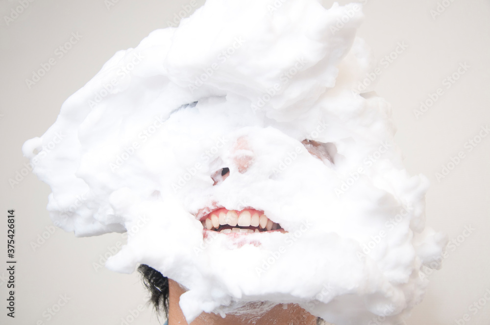 Obraz premium 顔面ケーキ