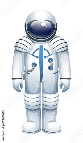 illustration of space suit for astronaut