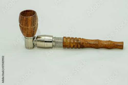 wooden smoke pipe