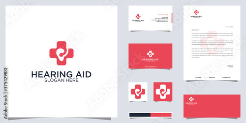 Hearing aid logo and brand identity design