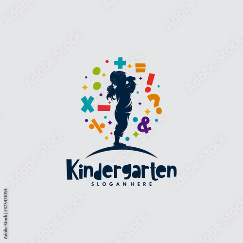 Preschool, kindergarten, playgroup logo