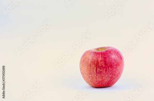 red apple isolated on white background with clipping path